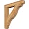 Ekena Millwork Funston Craftsman Rough Sawn Bracket, Western Red Cedar, 6"W x 44"D x 44"H BKT06X44X44FST04RWR - alternate 1